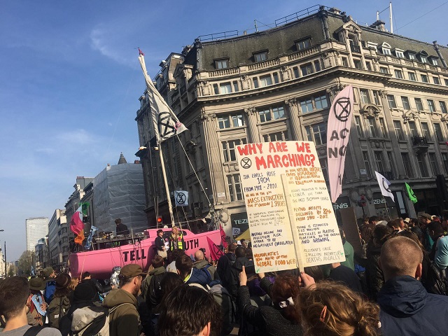Manifestacion cambio climático Londres