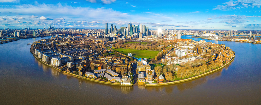 O2 imagen aérea londres