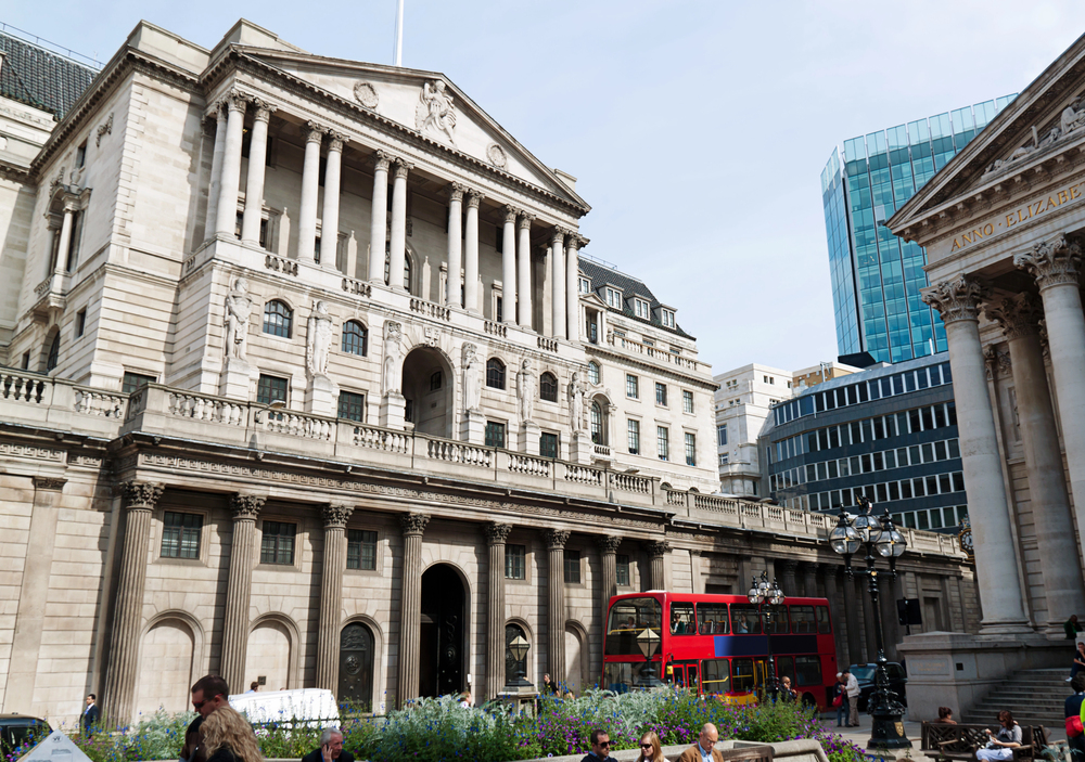 El banco de Inglaterra.