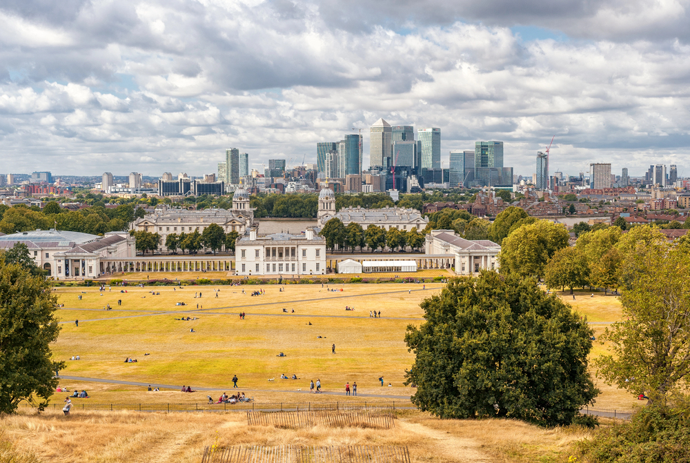 greenwich londres lluvias calor