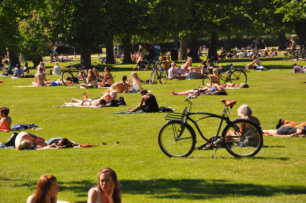 parque londres ola calor