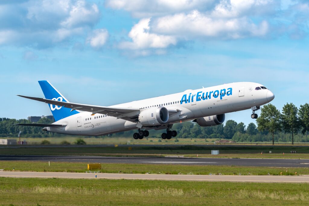 dreamliner boeing 787 air europa