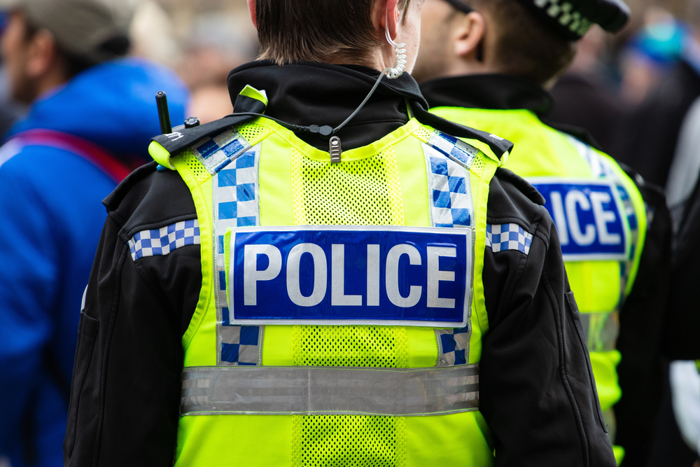 policía en Londres
