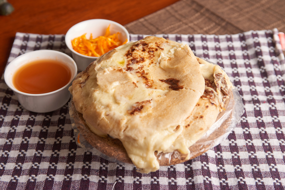pupusas plato típico de El Salvador